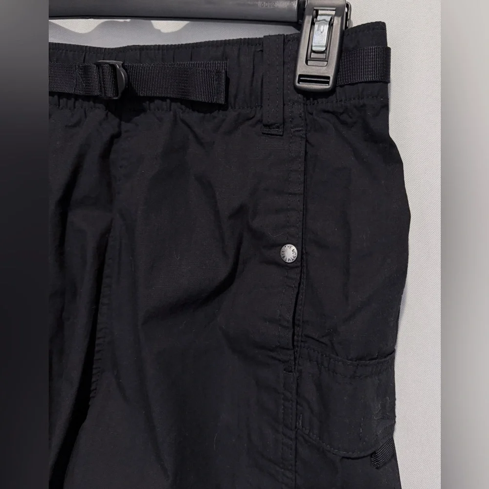 The North Face Ripstop Cargo Shorts Hiking Mens XS Black Quick Dry Belted 28 NWT - Picture 6 of 12
